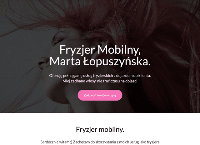 LOOP Mobi, Fryzjer Mobilny